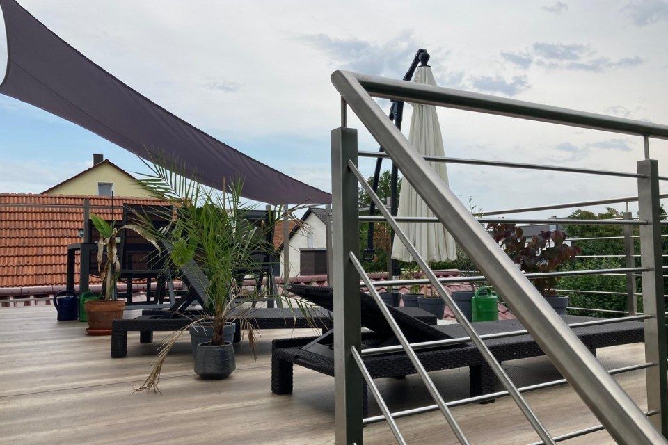 Schummer Metallbau Balkon mit Geländer