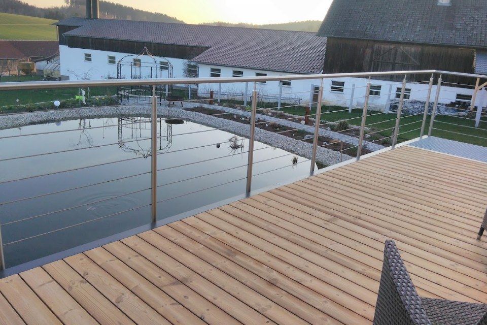 Schummer Metallbau Balkon mit Geländer