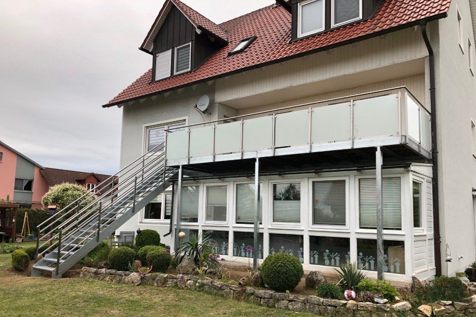 Schummer Metallbau Balkon mit Geländer