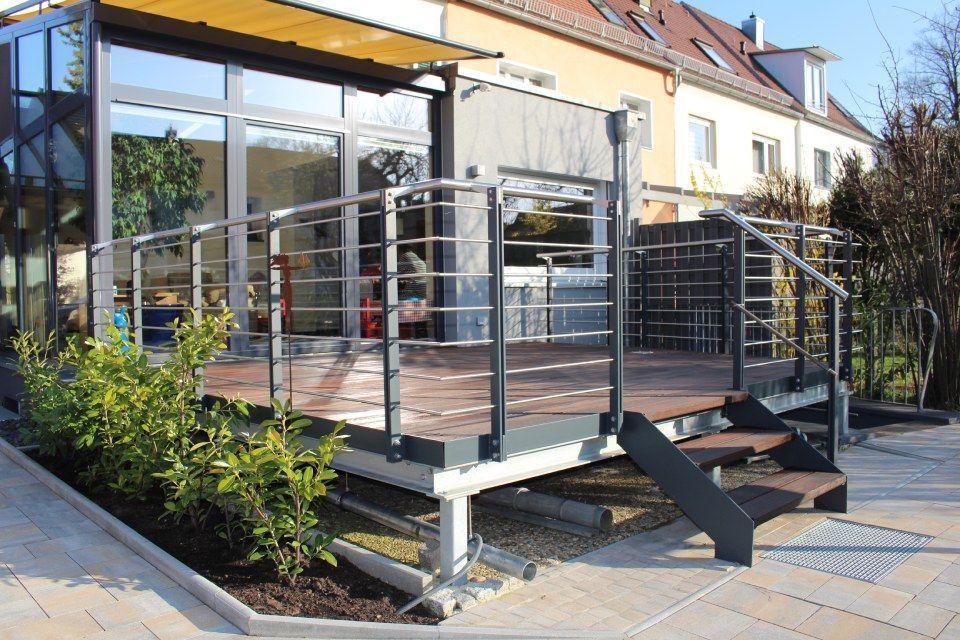 Schummer Metallbau Balkon mit Geländer