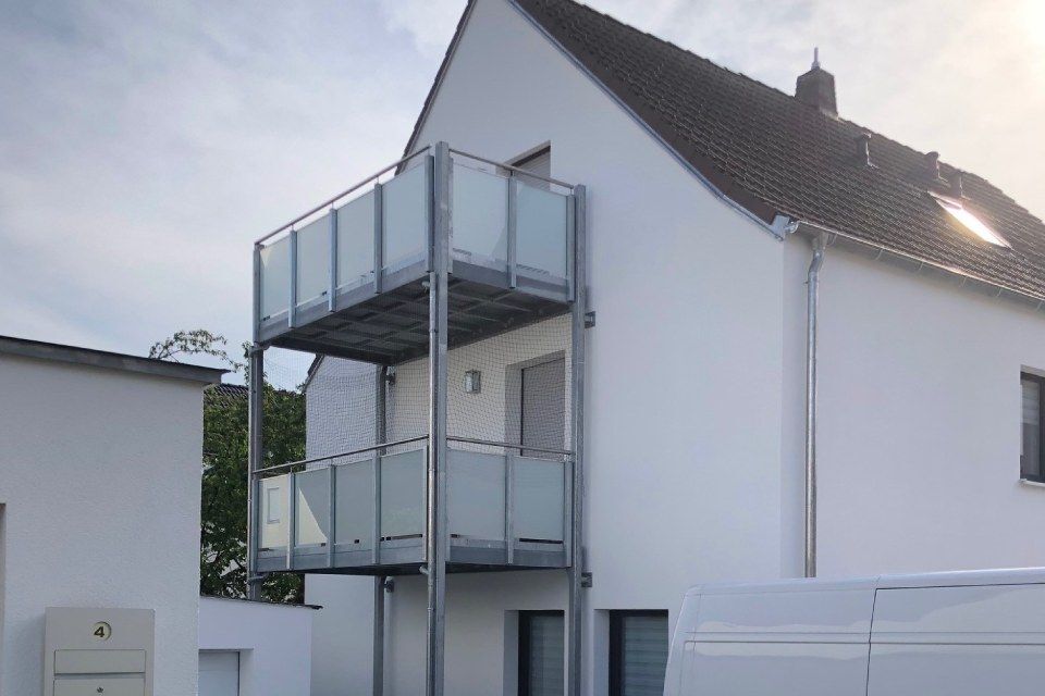 Schummer Metallbau Balkon mit Geländer