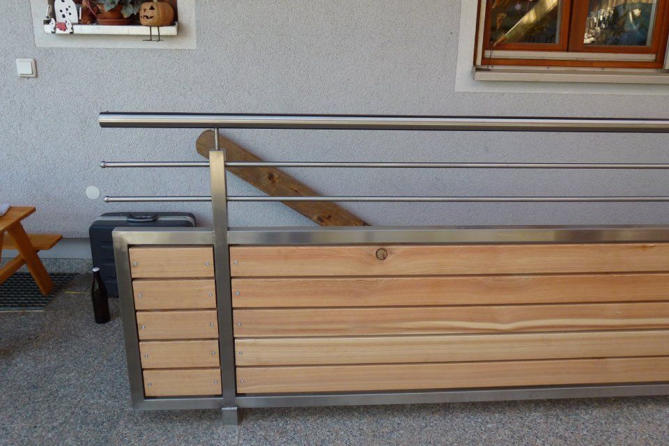 Schummer Metallbau Terrasse mit Geländer