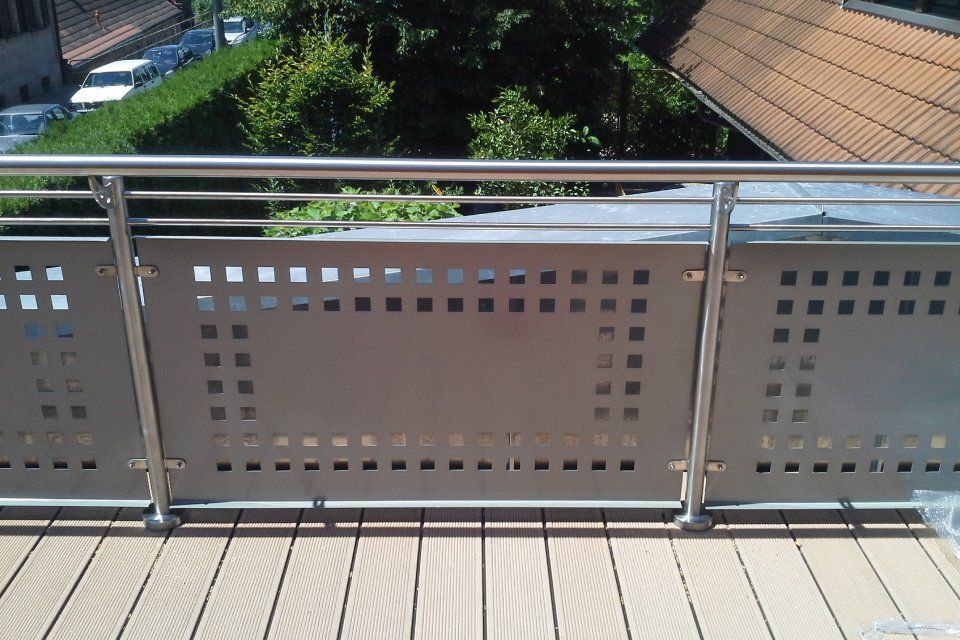 Schummer Metallbau Terrasse mit Geländer