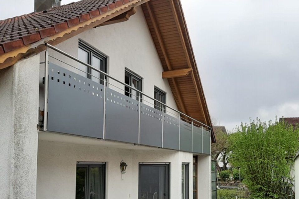 Schummer Metallbau Terrasse mit Geländer