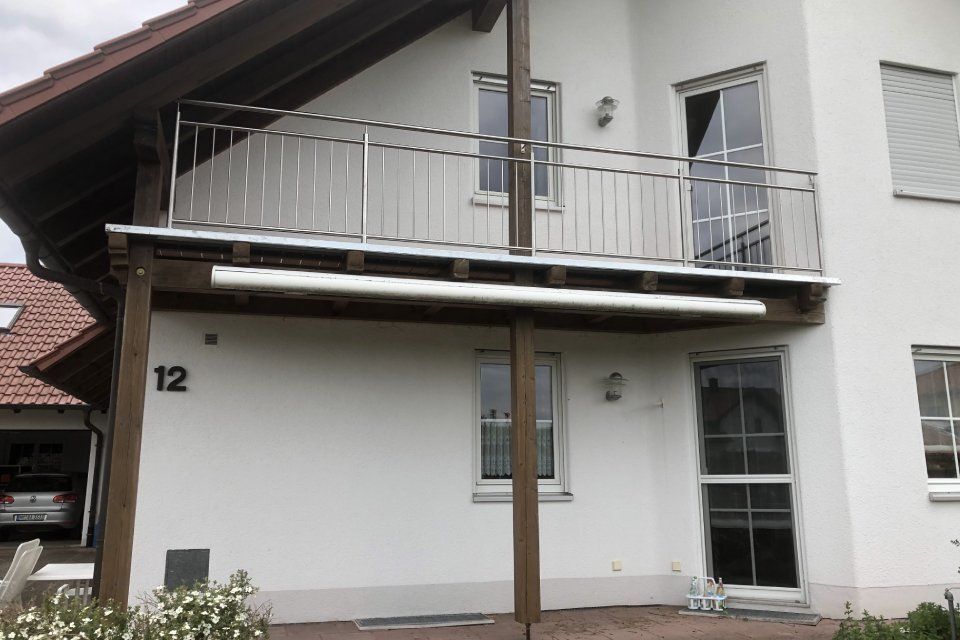 Schummer Metallbau Terrasse mit Geländer