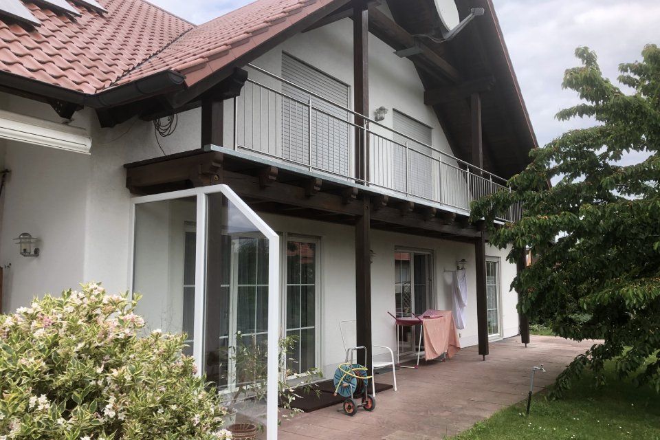 Schummer Metallbau Terrasse mit Geländer