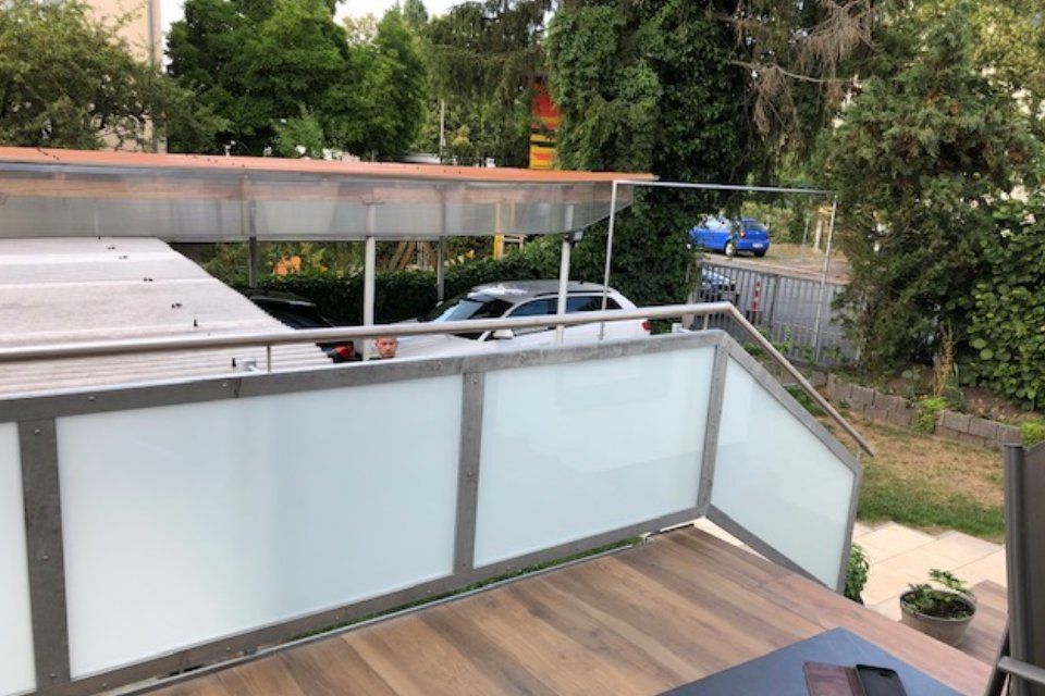 Schummer Metallbau Terrasse mit Geländer