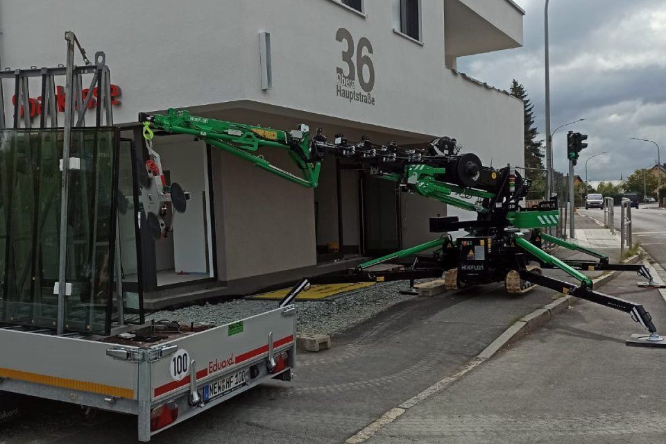 Schummer Metallbau Kranmontage