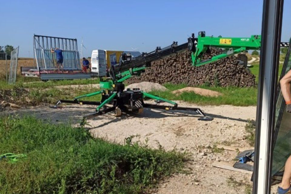 Schummer Metallbau Kranmontage