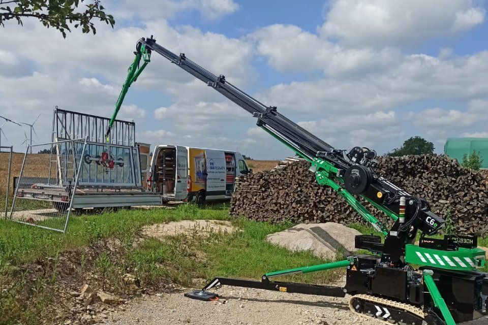 Schummer Metallbau Kranmontage