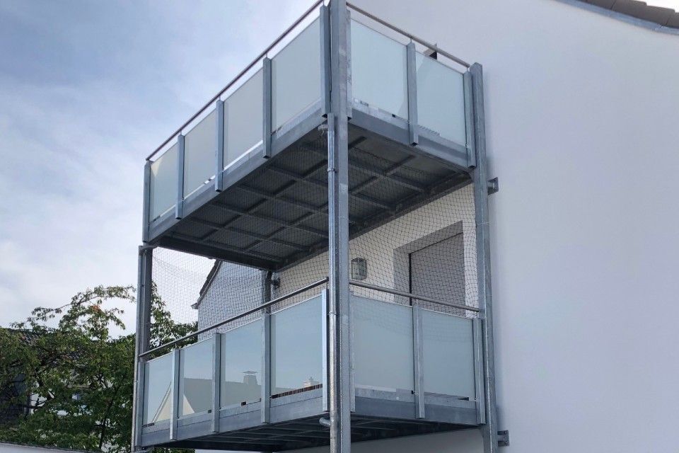 Schummer Metallbau Balkon mit Geländer