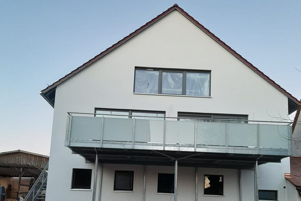 Schummer Metallbau Terrasse mit Geländer