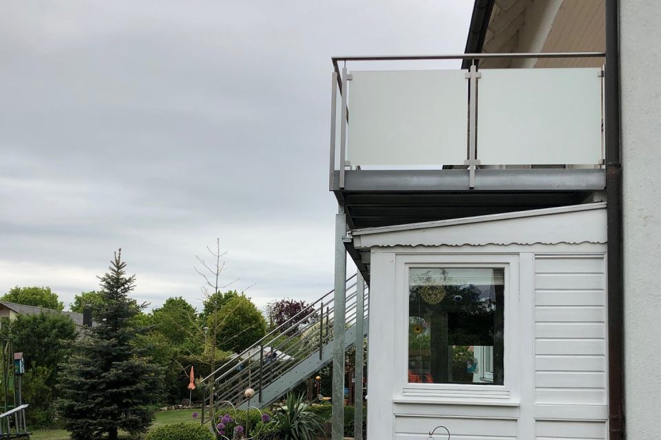 Schummer Metallbau Terrasse mit Geländer