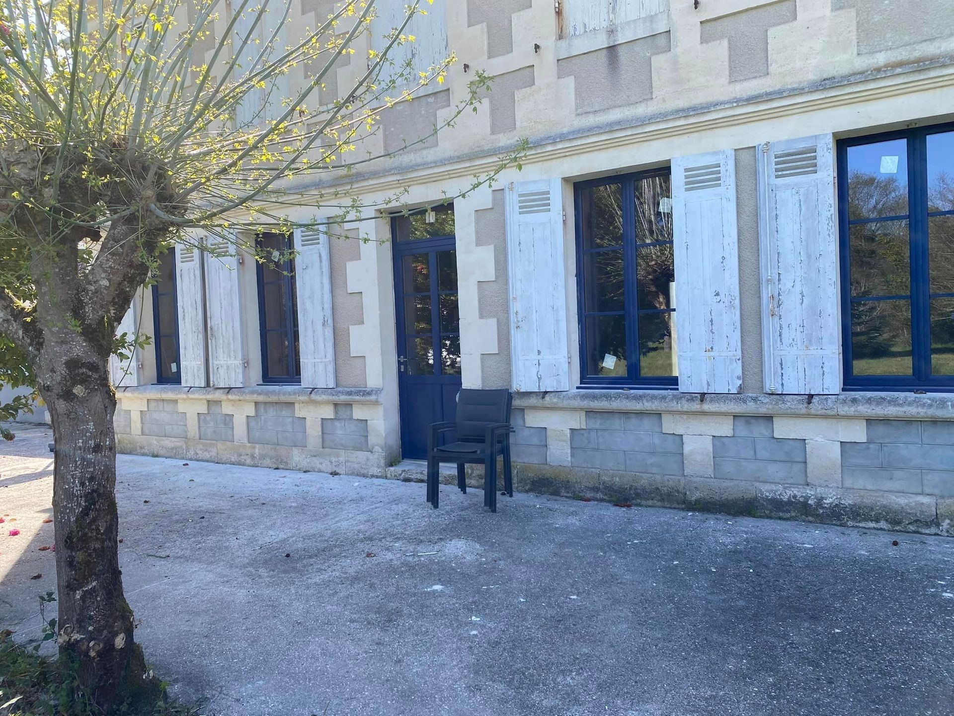 Menuiserie mixte en alu et bois