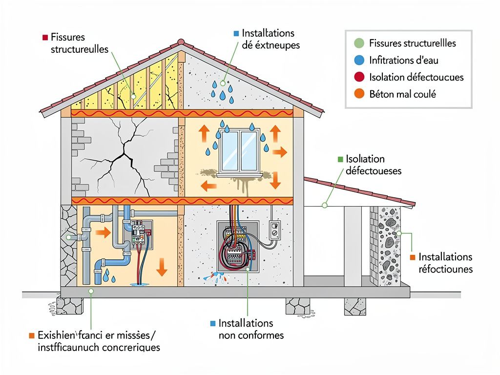 Schémas différentes malfaçons