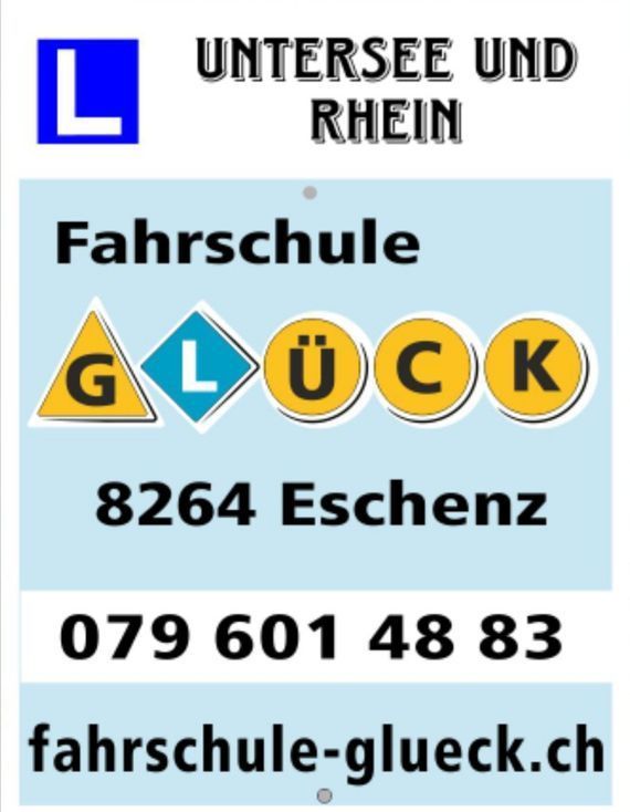 Fahrschule Glück Eschenz Untersee Rhein Thurgau Winterthur Schaffhausen