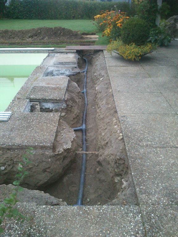 Grabarbeiten Leitungssanierung