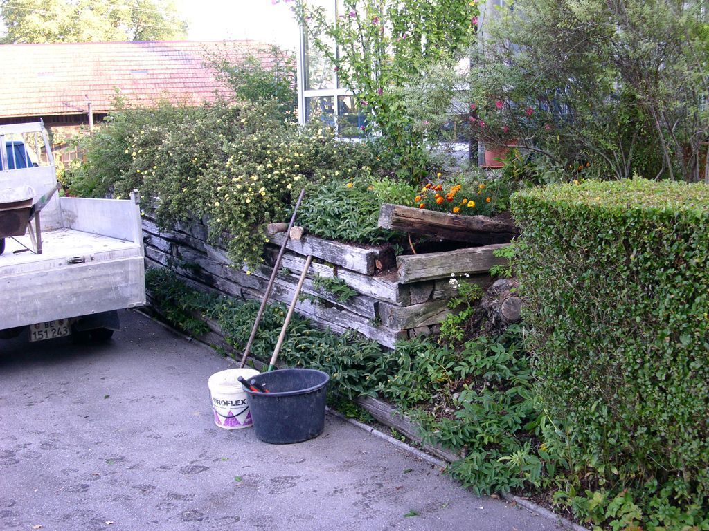 Ersatz Schwellenmauer mit Cobra Mauerstein