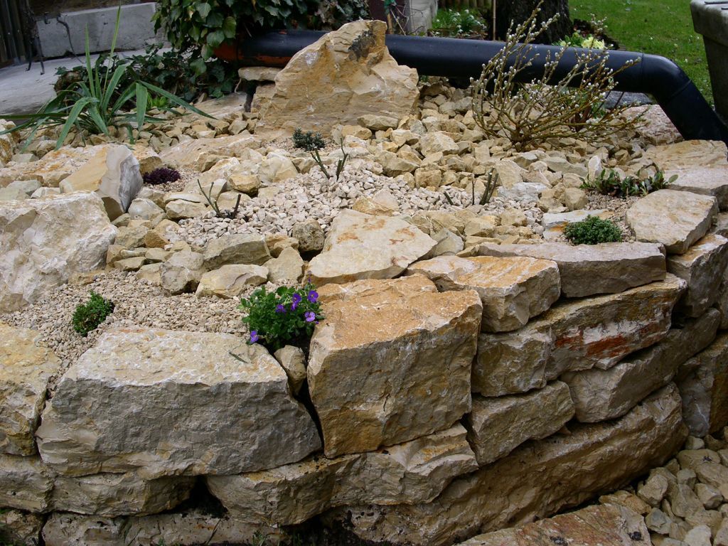 Steingarten Jurakalk