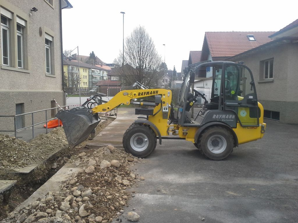 Grabarbeiten Blitzschutz