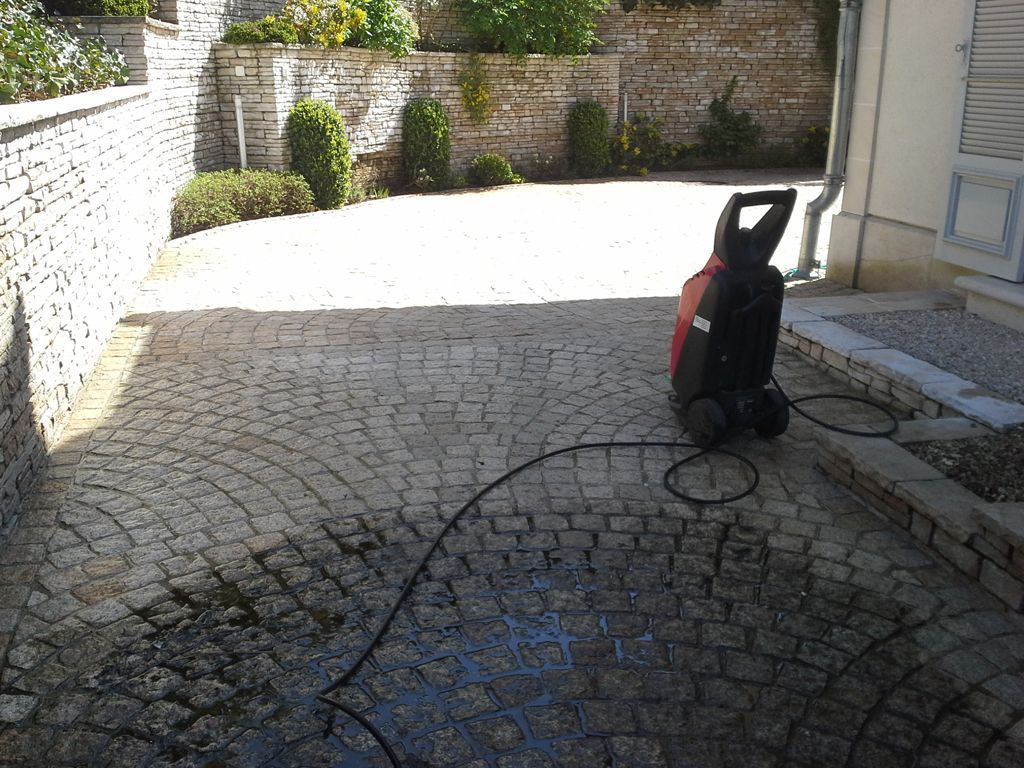 Reinigung mit Hochdruck