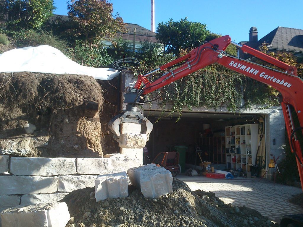 Natursteinmauer Jurakalk