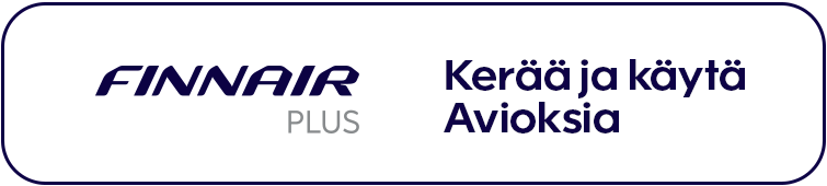 Finnair Plus -logo valkoinen