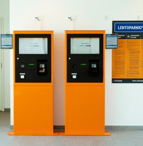 Lentoparkin maksuautomaatit
