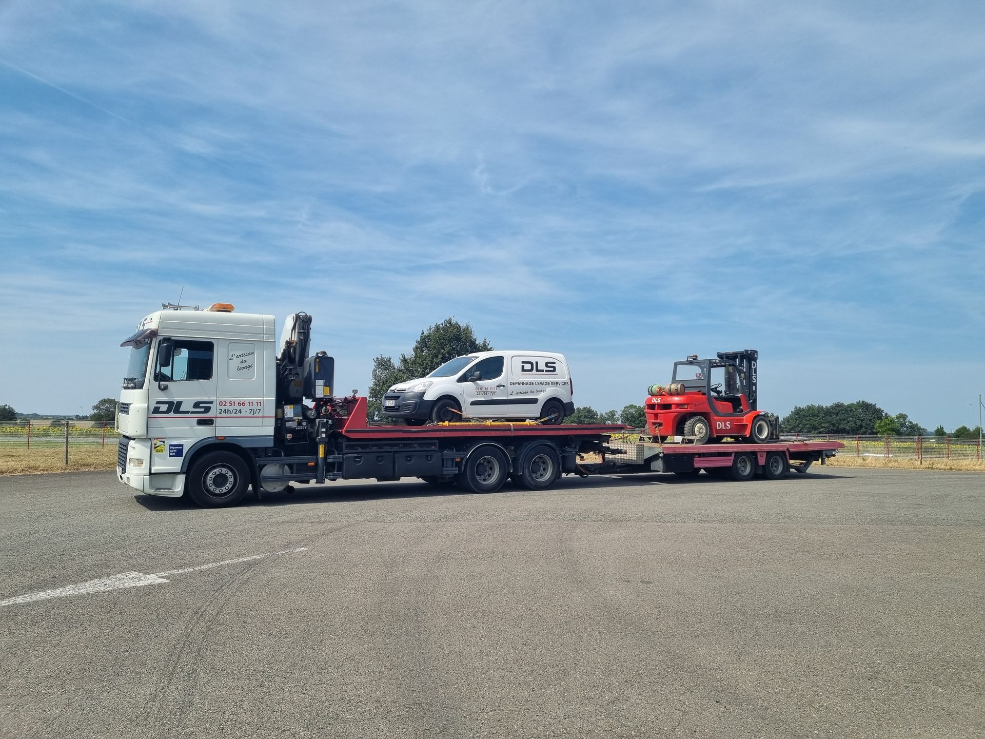 Accident poid lourd - relevage grue - dépanneuse