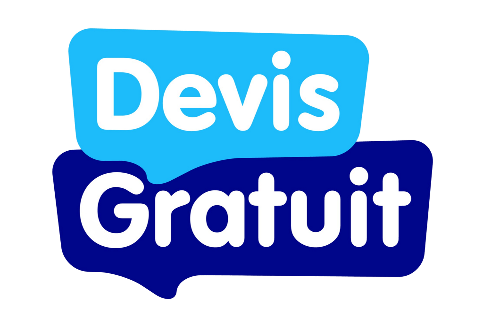 Bulles de dialogue bleues et bleu marine.