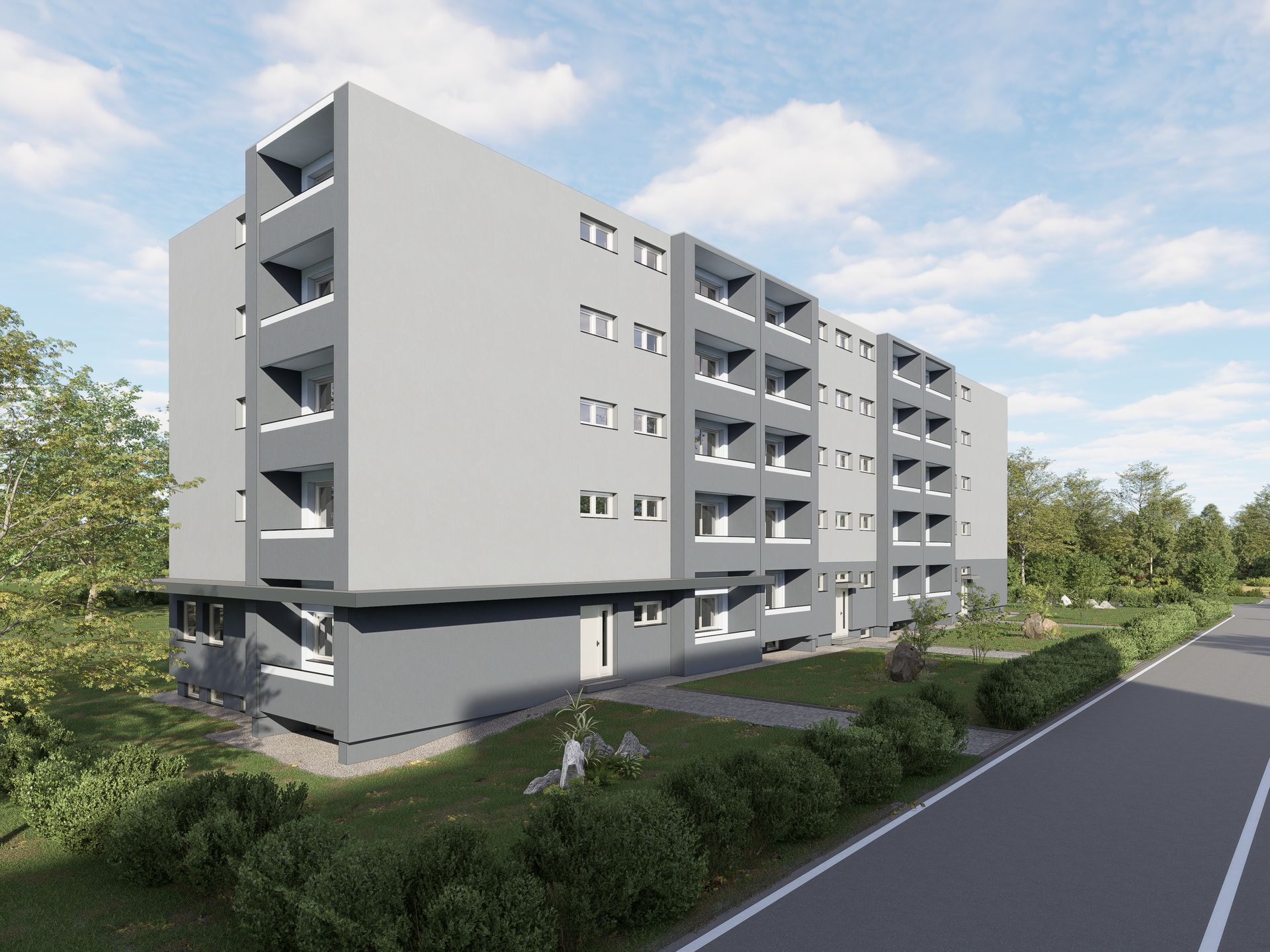 Mehrfamilienhaus mit 31 Wohnungen in Stolberg ( Rheinland ) – Münsterbusch 