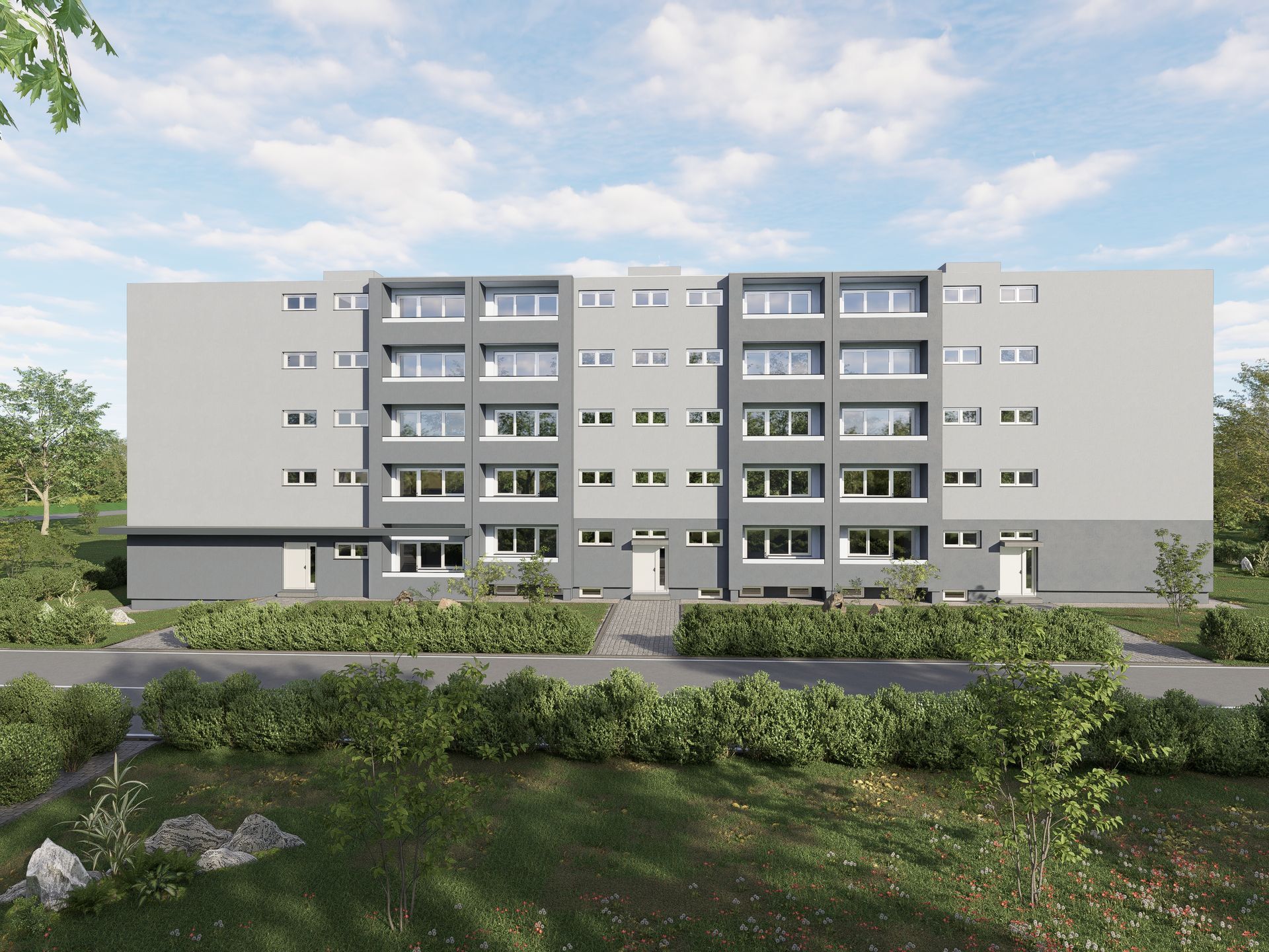 Mehrfamilienhaus mit 31 Wohnungen in Stolberg ( Rheinland ) – Münsterbusch 