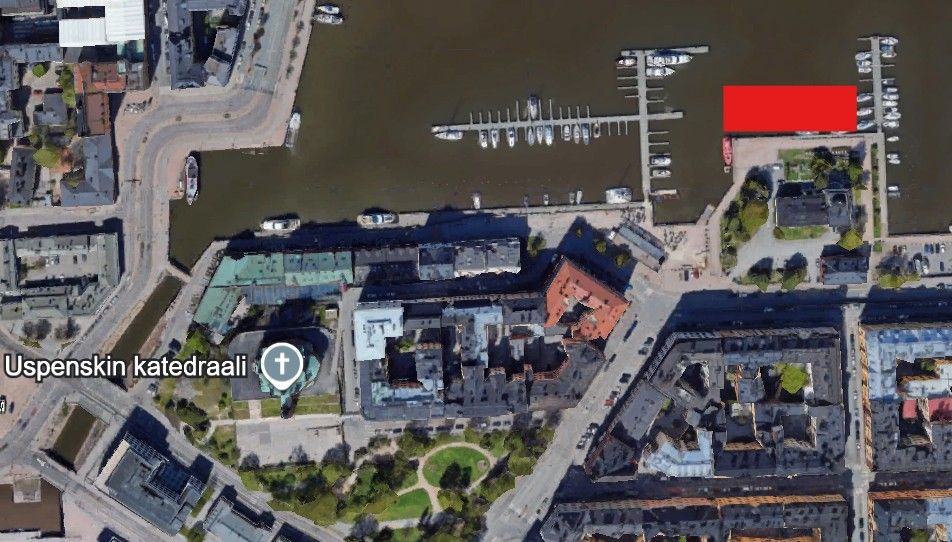 Venetaksi lähtöpaikka Katajanokan kasino