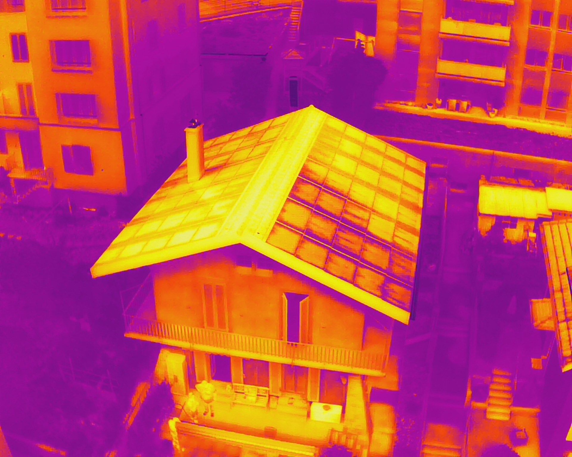 photo de drone pour toiture