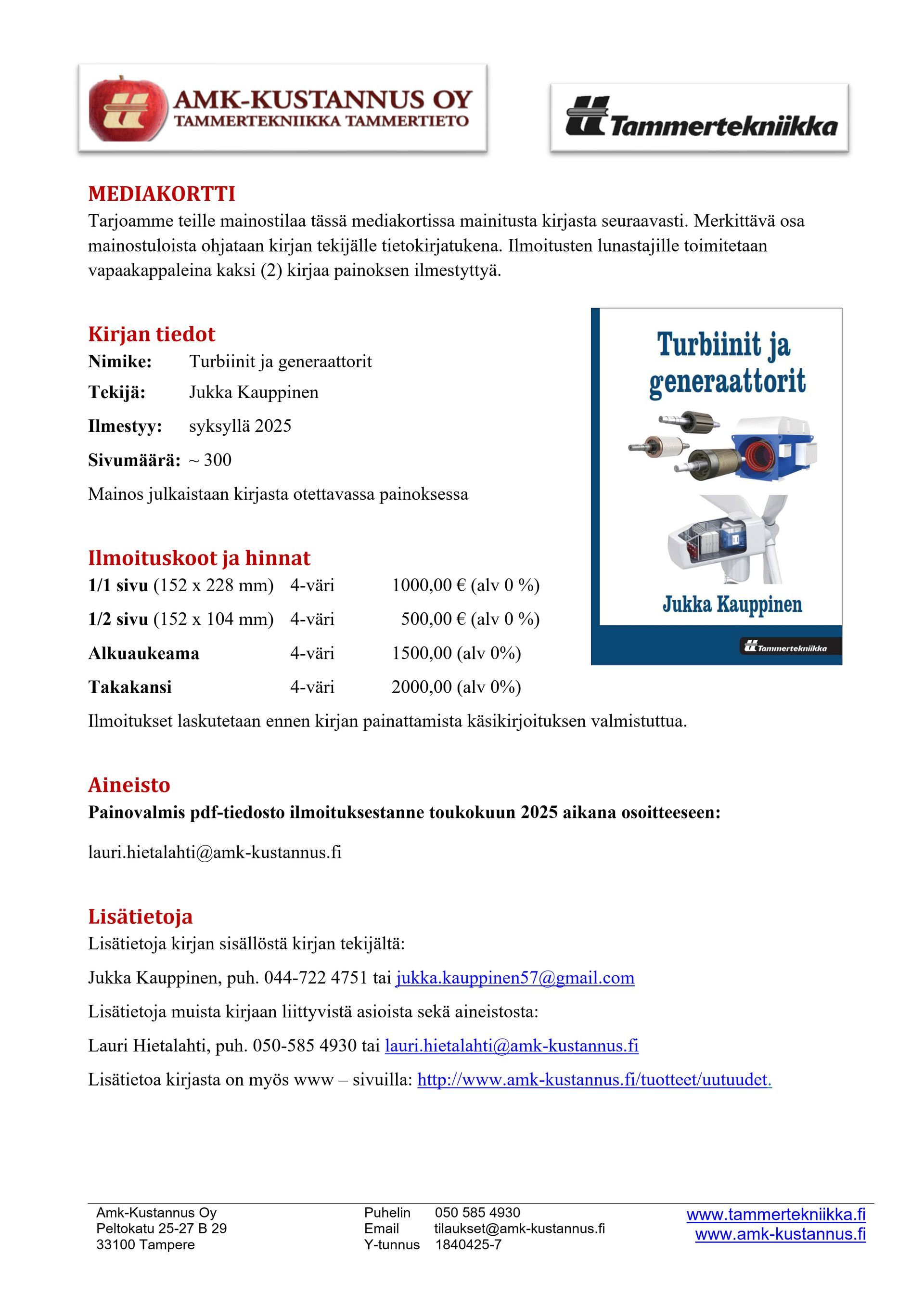 Turbiinit ja generaattorit