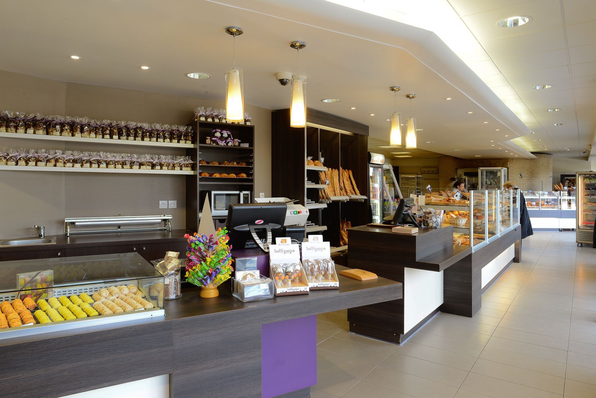 Accueil d'une boulangerie