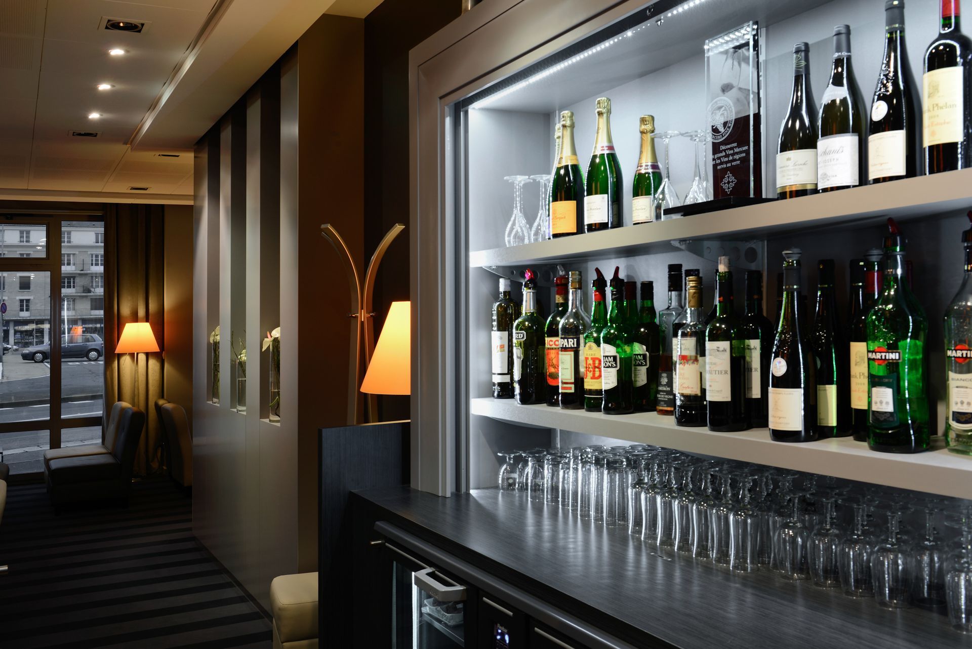 Bar de l'hôtel Mercure à Caen