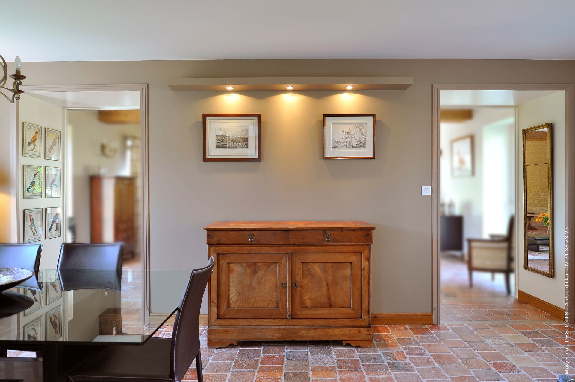 Intérieur d'un salon