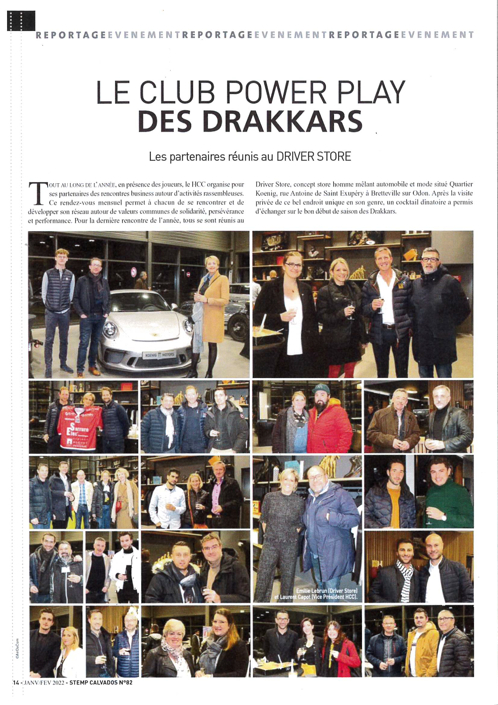 Article de presse pour la rénovation du club Power Play.