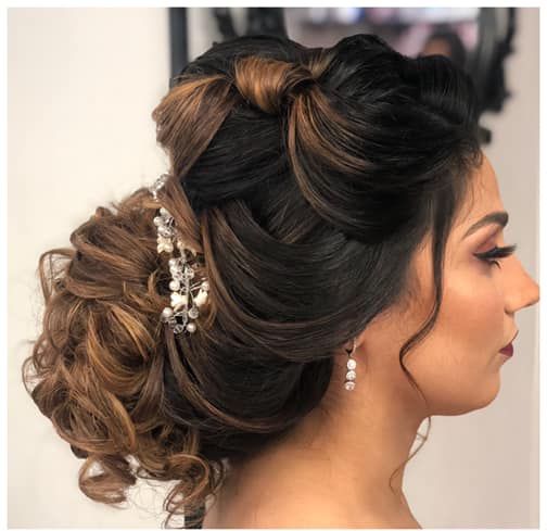 Coiffure de cérémonie