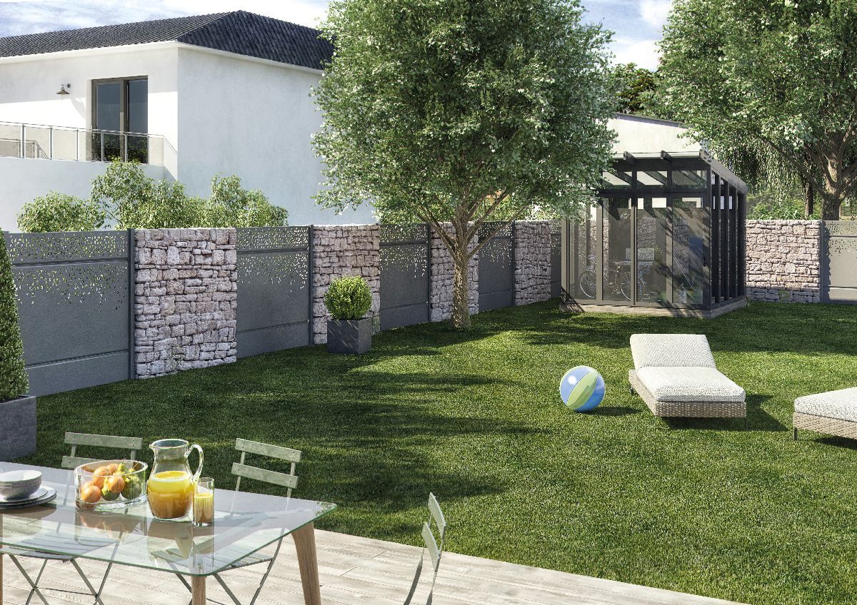 cloture mi-mur mi-cloture