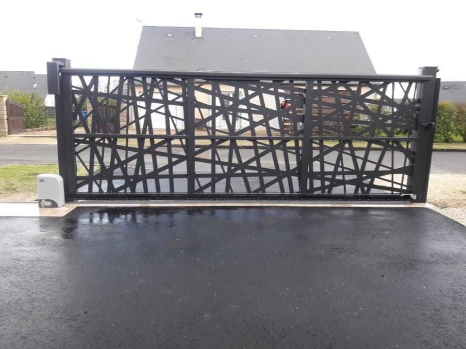 Portail coulissant design