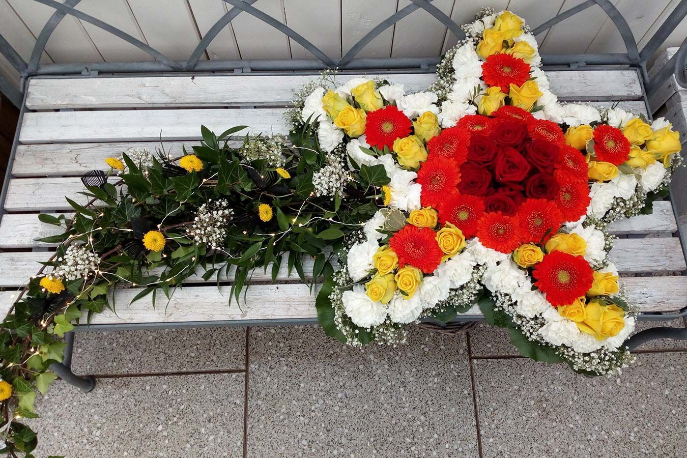 Bunte Sternschnuppe