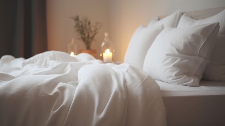 Bettwaren von Tschudi Innendekoration in Schlafzimmer