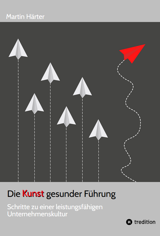 The cover of a book titled die kunst gesunder führung