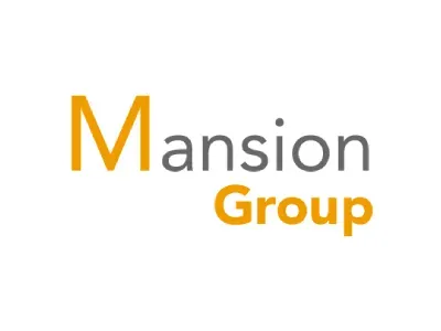 El logotipo de Mansion Group con la letra 