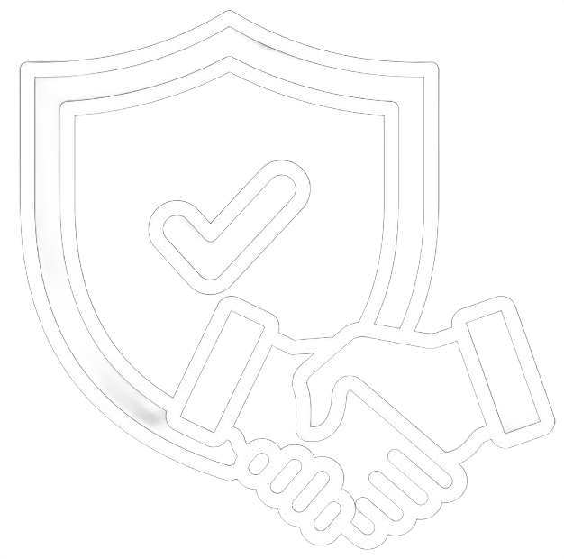 Un blason avec une poignée de mains.