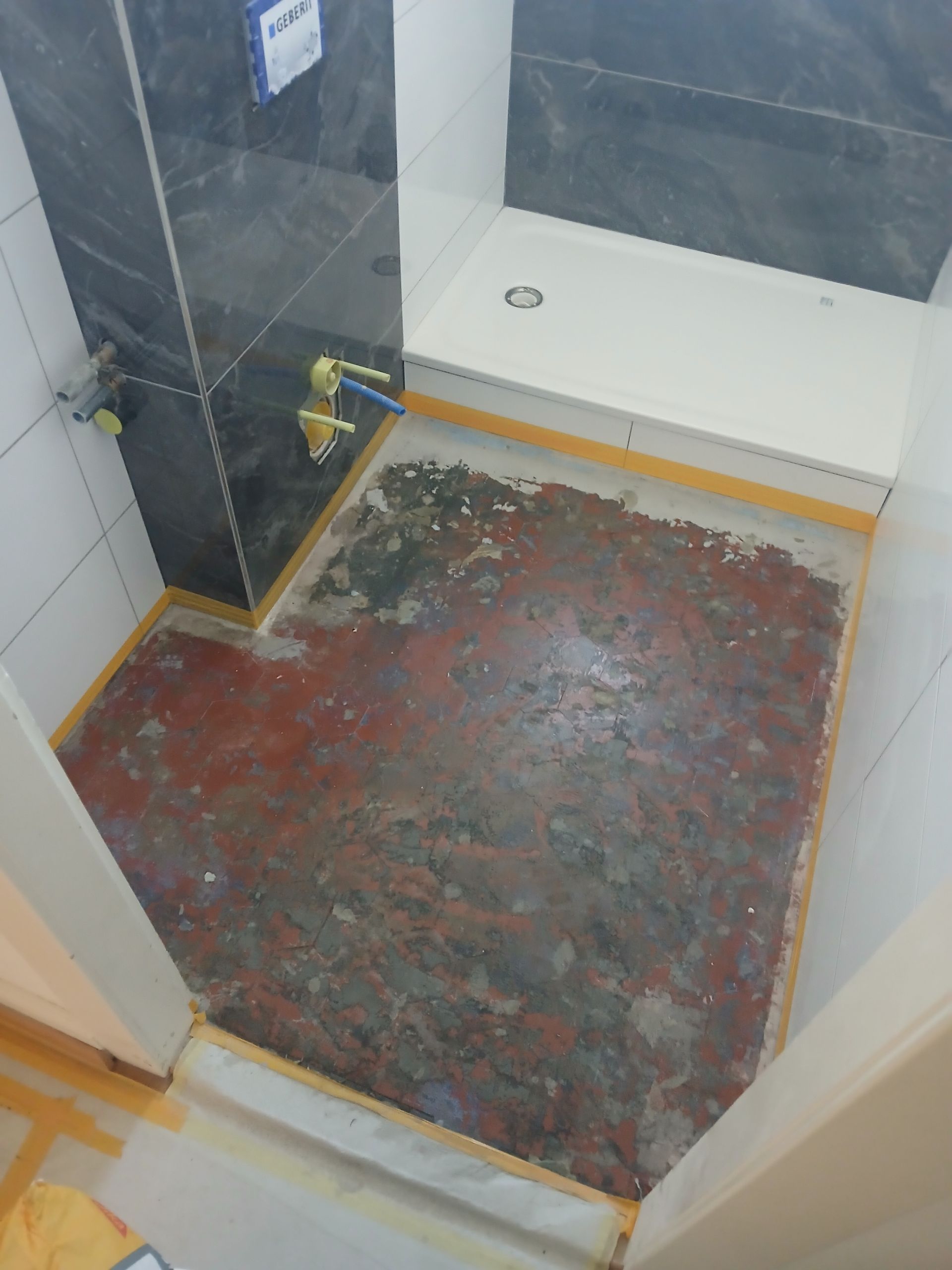 Sanierung vorher Vinyl