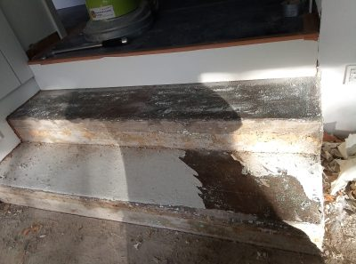 Treppe Sanierung vorher