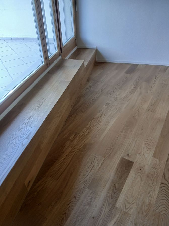 Neuer Bodenbelag, Parkett 
